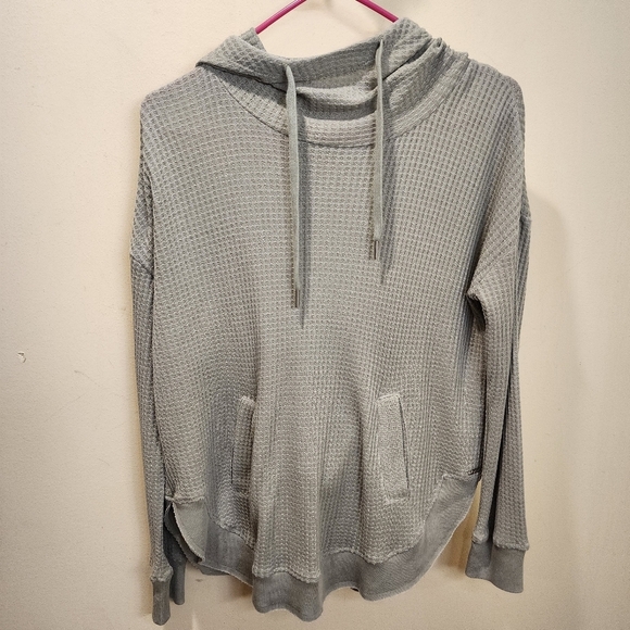 Marc New York Olive Light Weight Pullover Hooded Sweatshirt size S - Picture 2 of 10